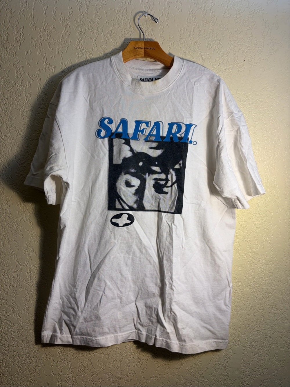 Banana Republic White 'Safari' Graphic Short-Sleeve Tee